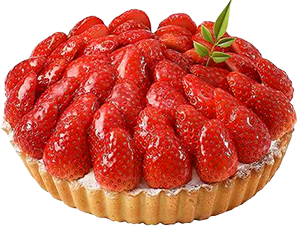 생딸기 레어치즈 타르트