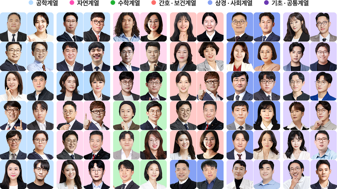 계열별 교수 이미지